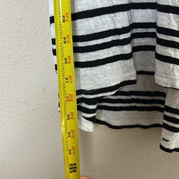 Alice & Olivia by Stacey Bendet Striped Jersey Knit Linen T-shirt Dress Sz small - Picture 7 of 10